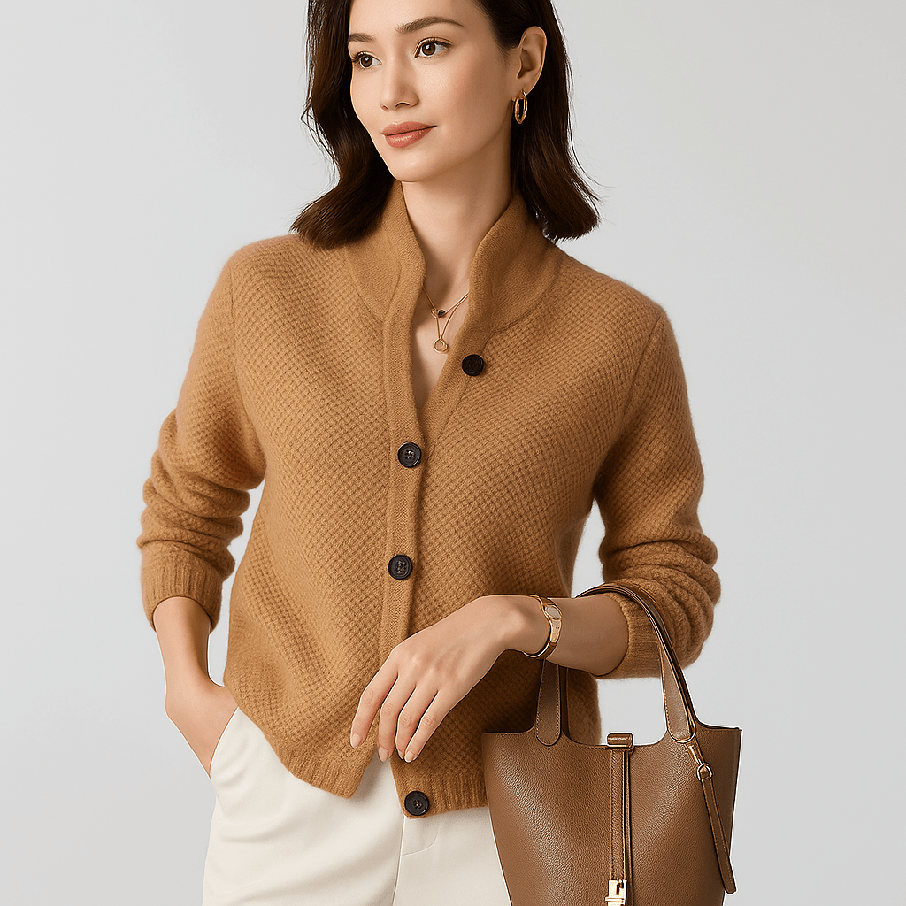 Alissa Kardigan - Elegant Women's Knit Cardigan - Comfort and Style