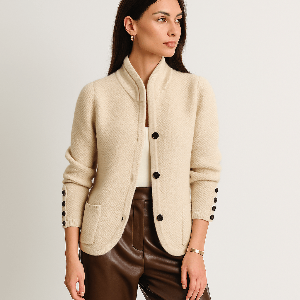 Alissa Kardigan - Elegant Women's Knit Cardigan - Comfort and Style