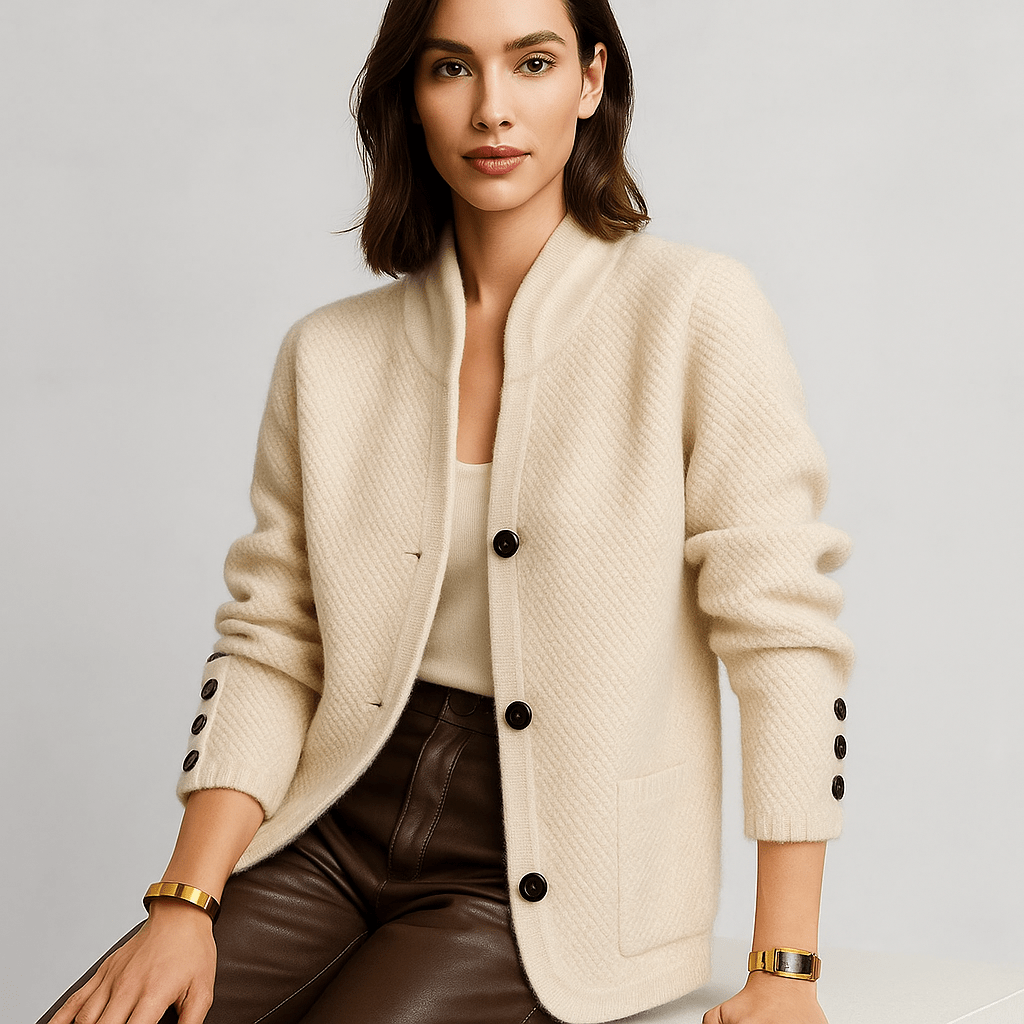 Alissa Kardigan - Elegant Women's Knit Cardigan - Comfort and Style