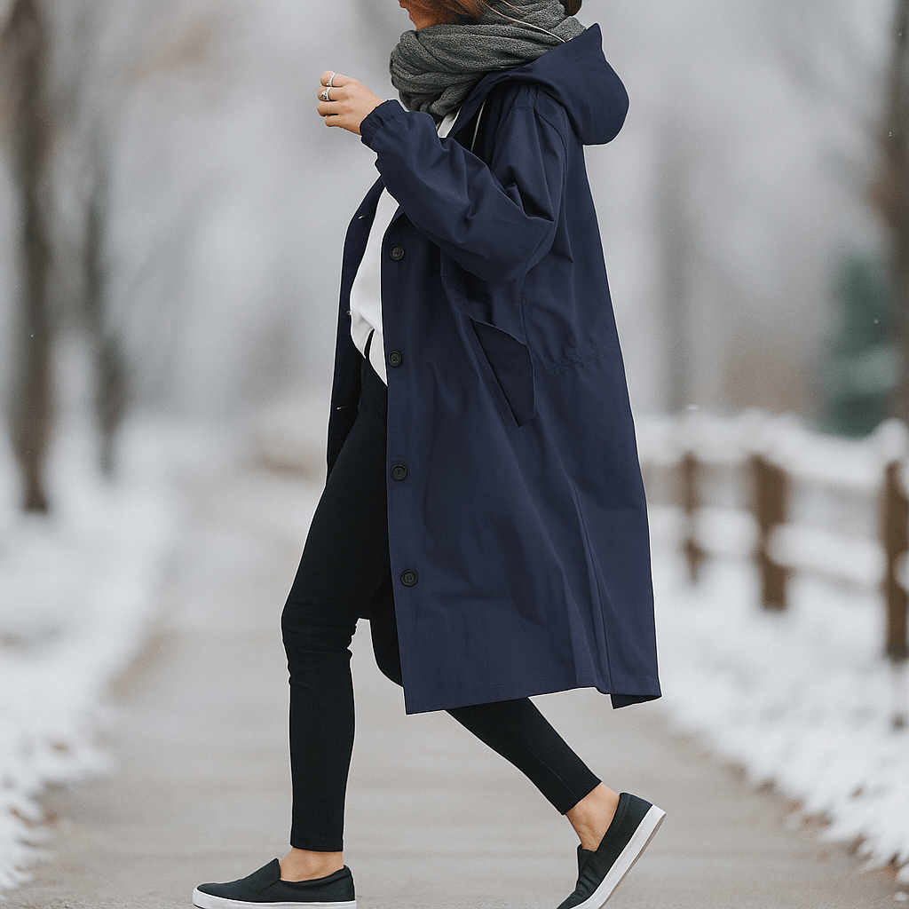 Angelica - Long Fashion Coat - Elegant Timeless Style