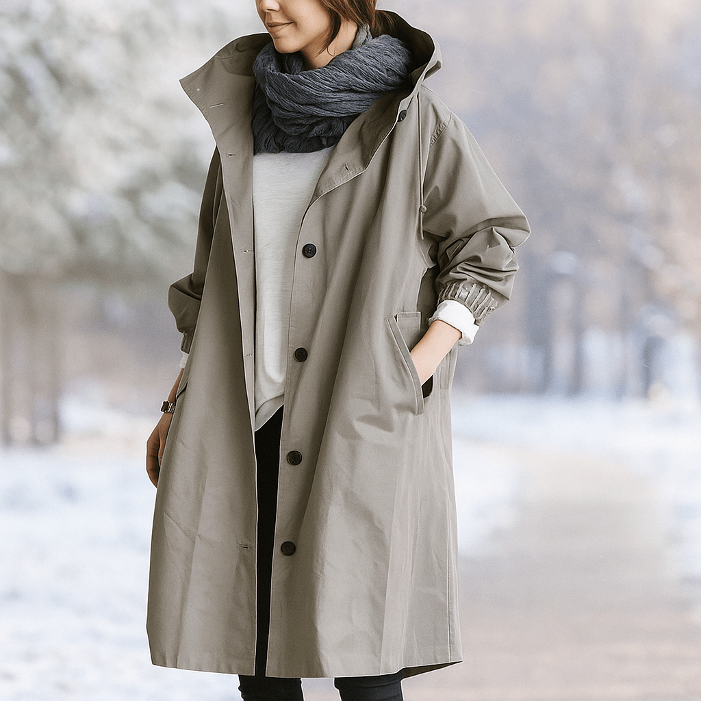 Angelica - Long Fashion Coat - Elegant Timeless Style