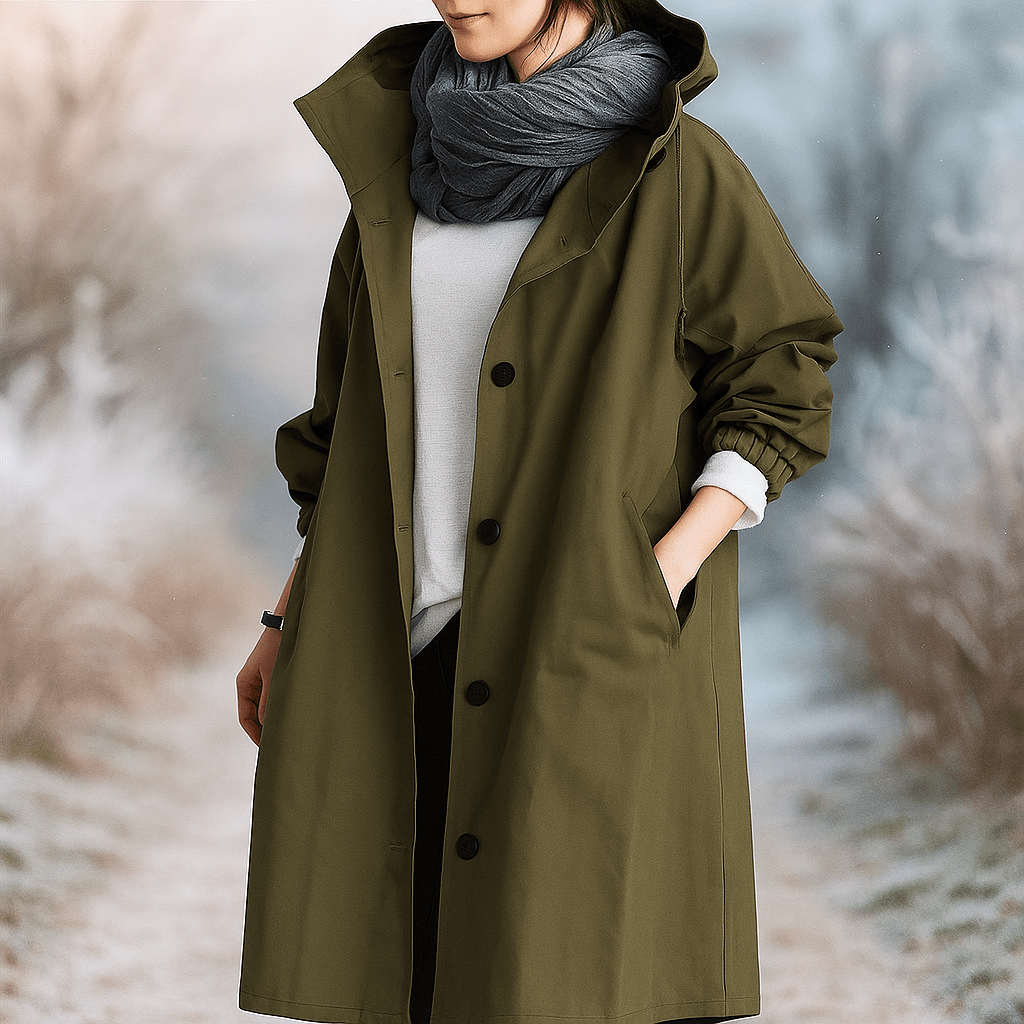 Angelica - Long Fashion Coat - Elegant Timeless Style