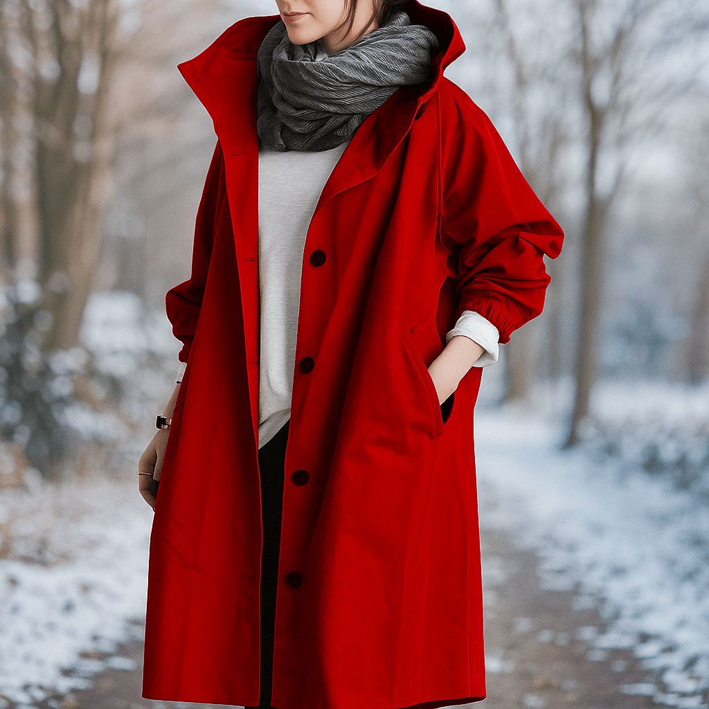 Angelica - Long Fashion Coat - Elegant Timeless Style