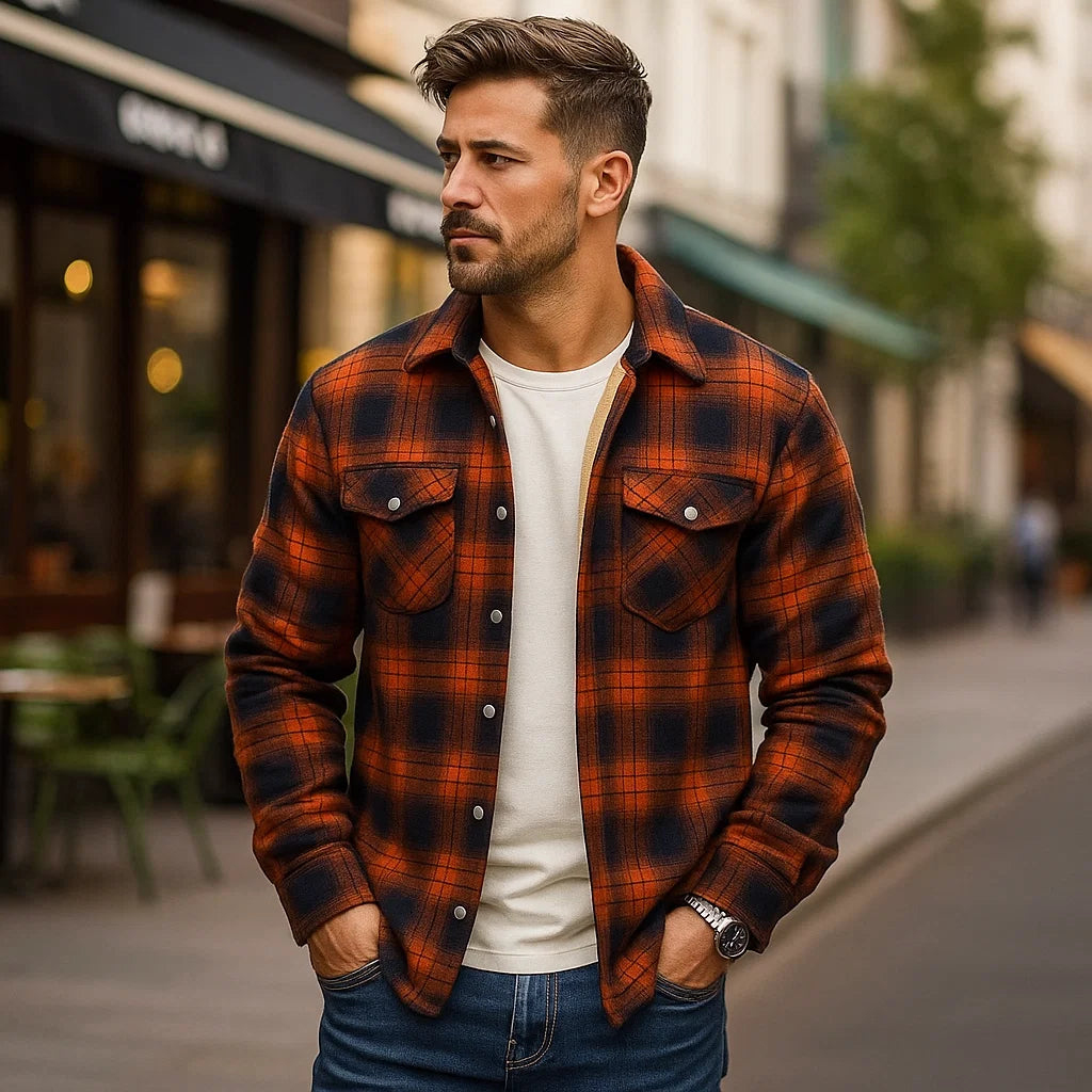 Vivano - Leo Cotton Winter Coat Orange / S Sweater