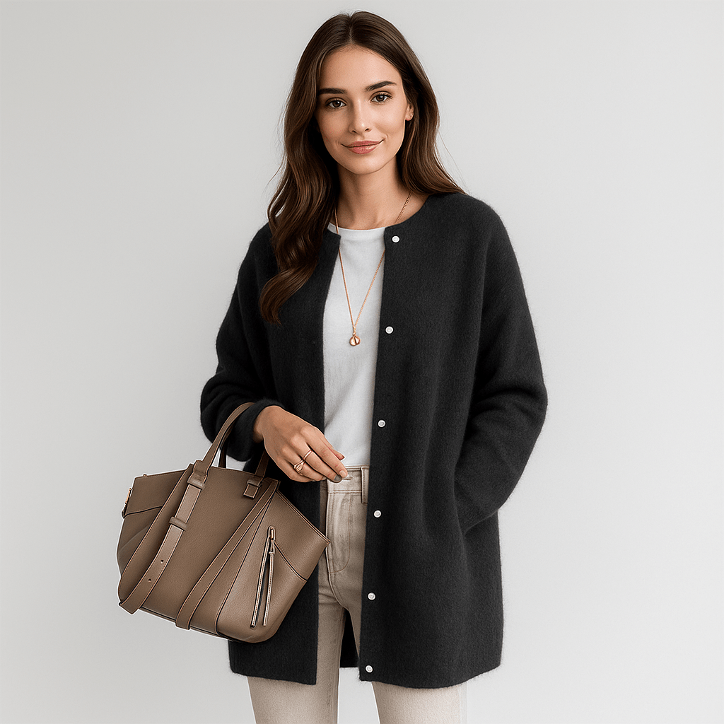 Aubrey Soft Wool Cardigan - Elegant - Warm - Comfortable