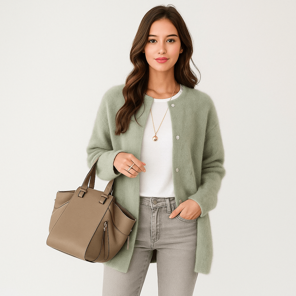 Aubrey Soft Wool Cardigan - Elegant - Warm - Comfortable