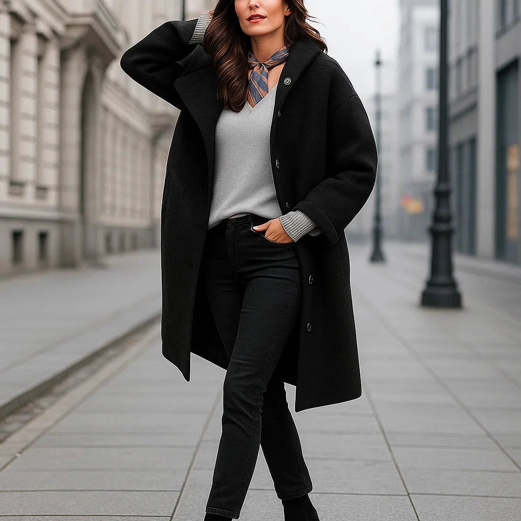 Averie – Elegant Women's Wool Coat