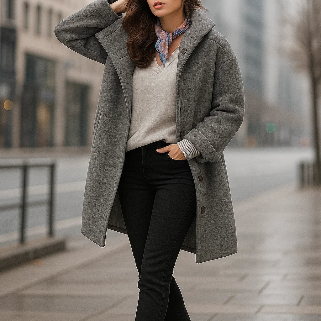 Averie – Elegant Women's Wool Coat