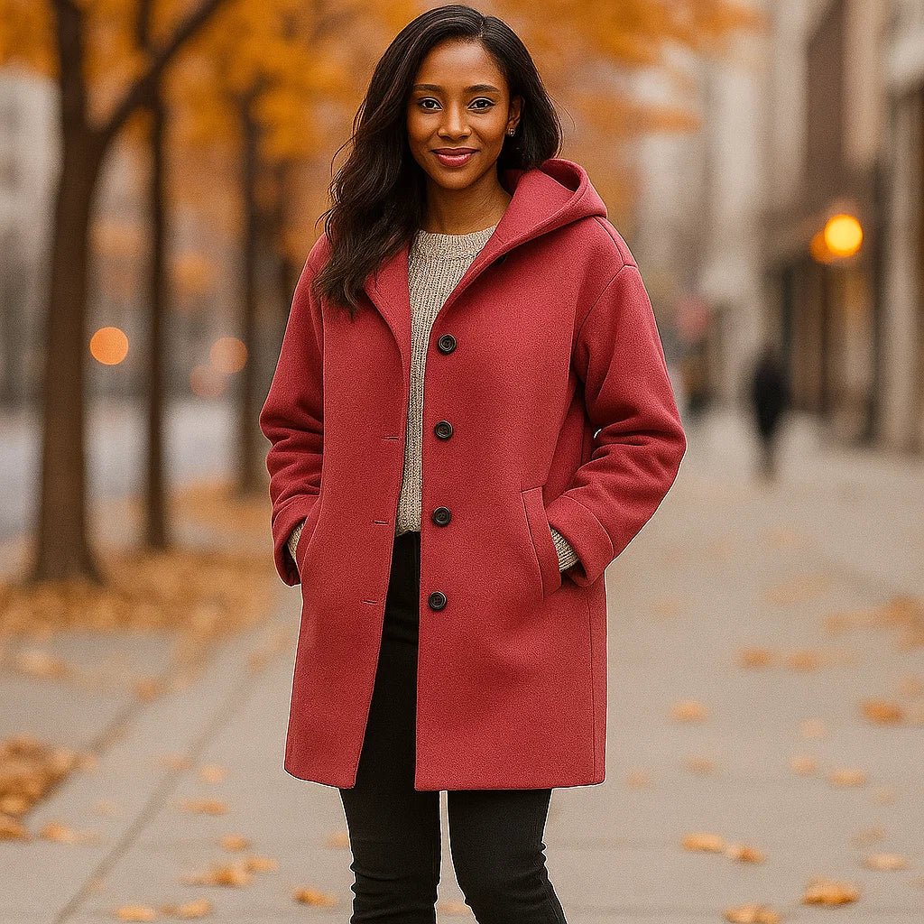 Averie Women's Wool Coat – Elegance and Style