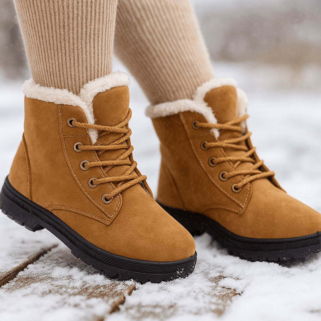 Ankle Boots - Warm Insulated Lining - Comfortable Fit - Non-Slip Sole