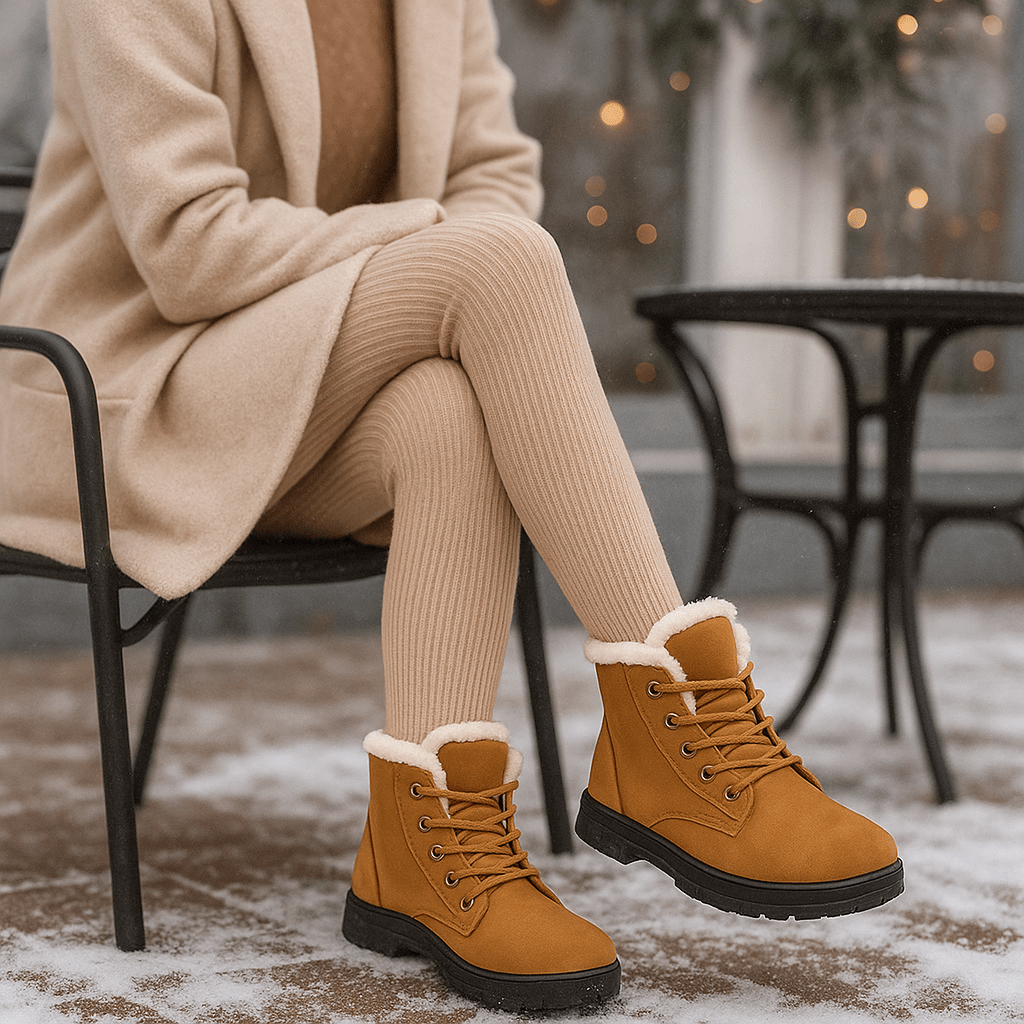 Ankle Boots - Warm Insulated Lining - Comfortable Fit - Non-Slip Sole