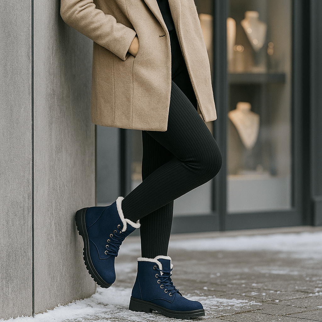Ankle Boots - Warm Insulated Lining - Comfortable Fit - Non-Slip Sole