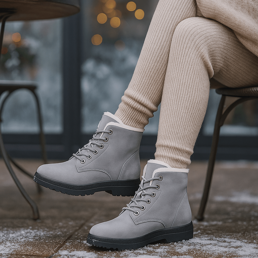Ankle Boots - Warm Insulated Lining - Comfortable Fit - Non-Slip Sole