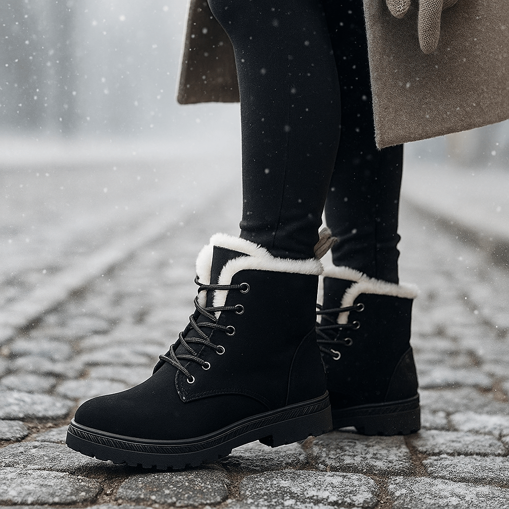 Grace Double Ankle Boots - Warm - Non-Slip - Winter
