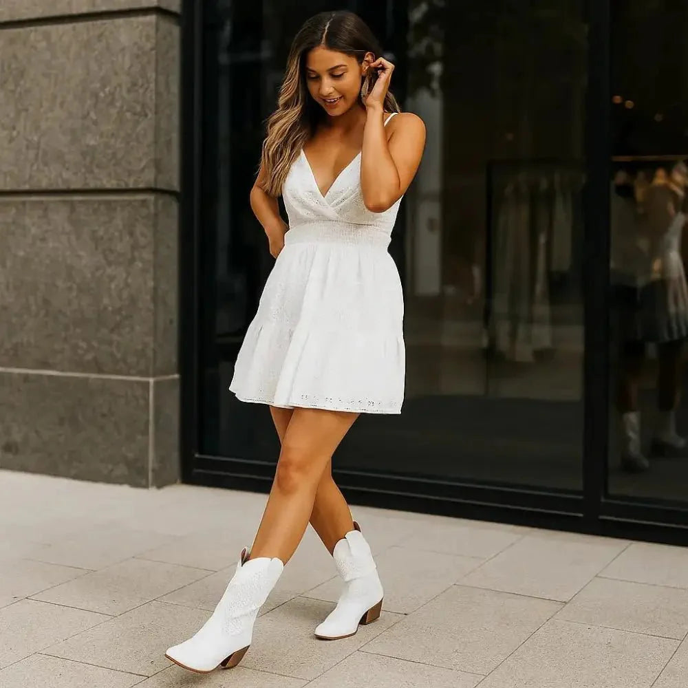 Women's Cowboy Ankle Boots – Limited Edition