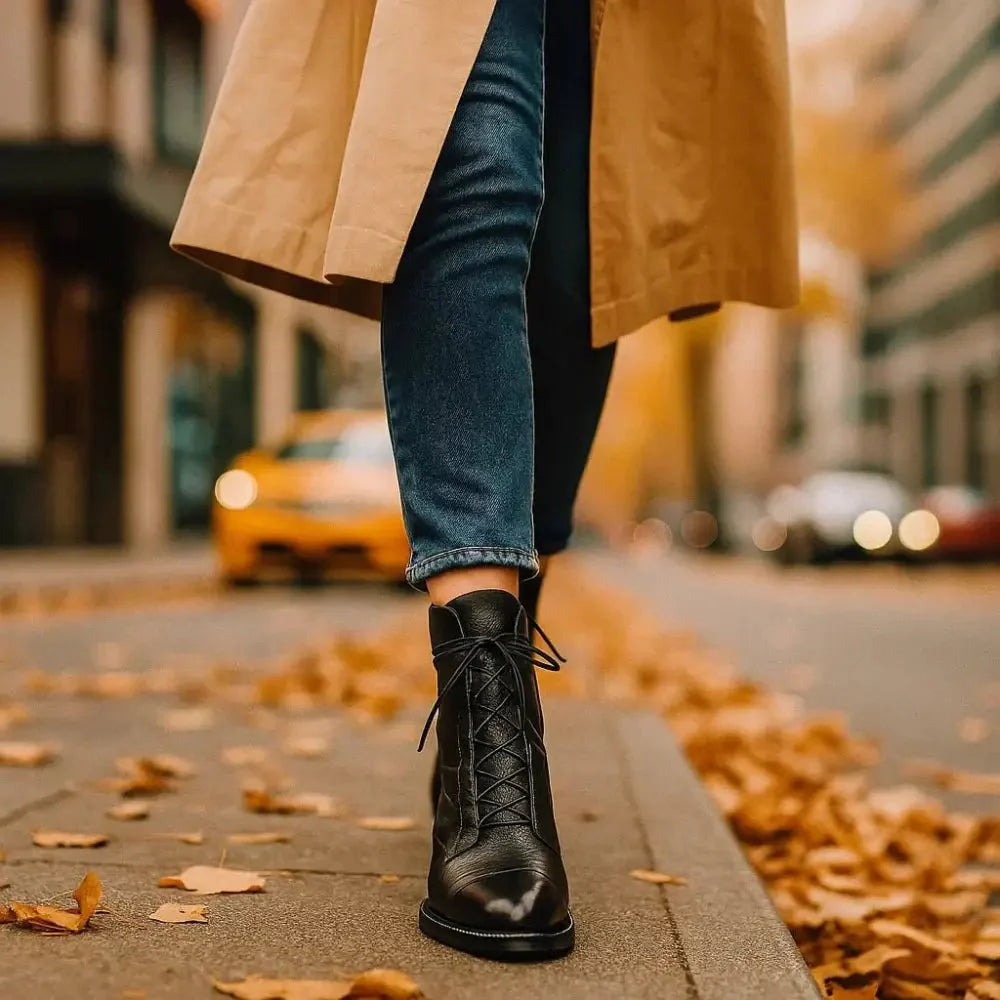 Hannah Leather Ankle Boots – Limited Edition