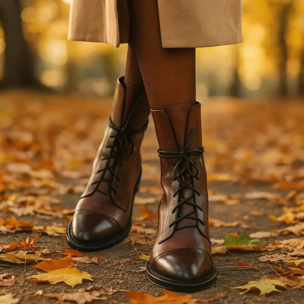 Hannah Leather Ankle Boots – Limited Edition