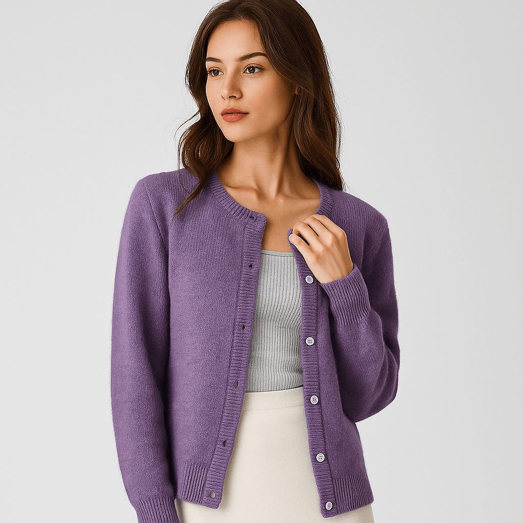 Women's Cardigan - Comfortable - Stylish - Elegant Solid Colour - Classic