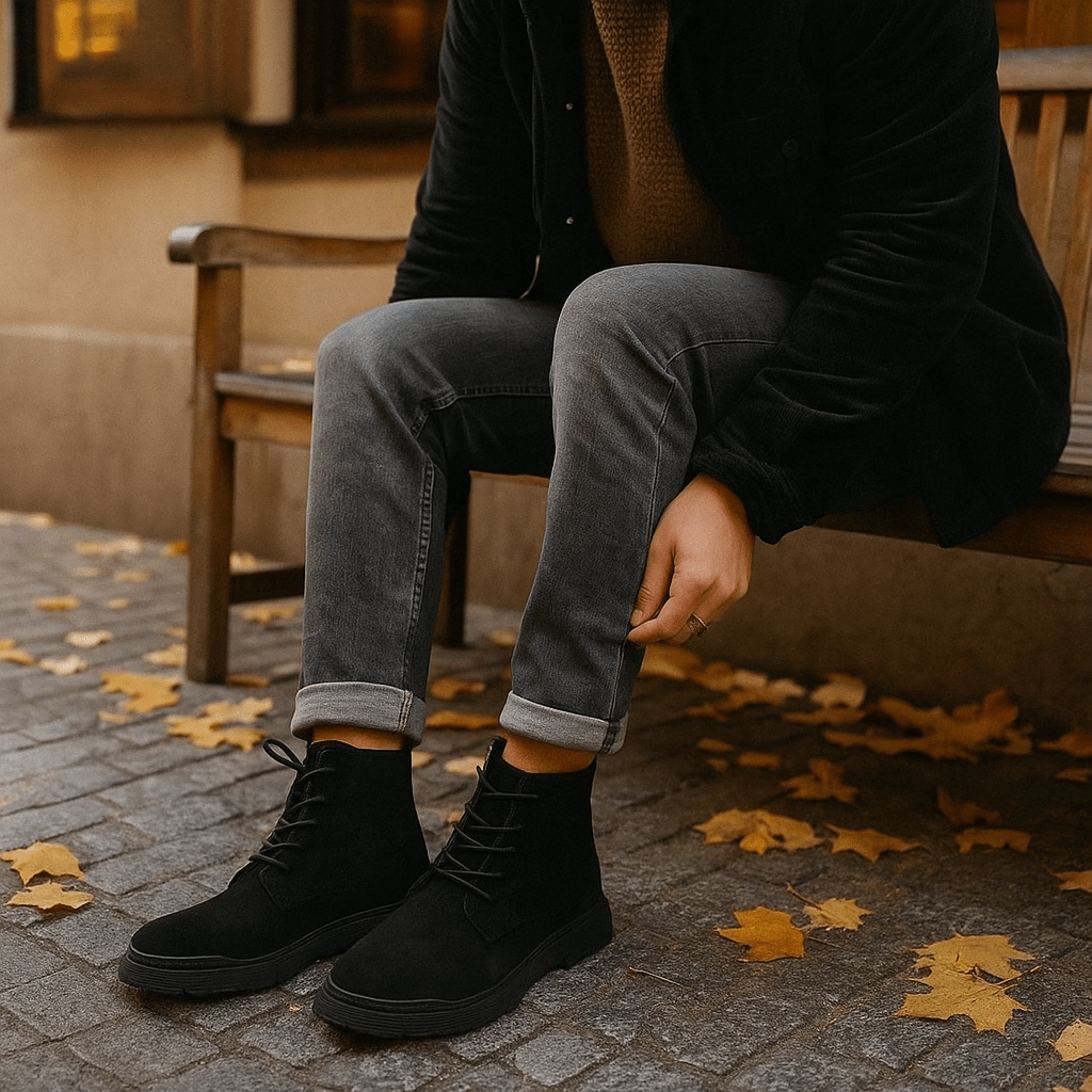 Charles - Men's Comfortable Outdoor Trekking Shoes - Lightweight Grip