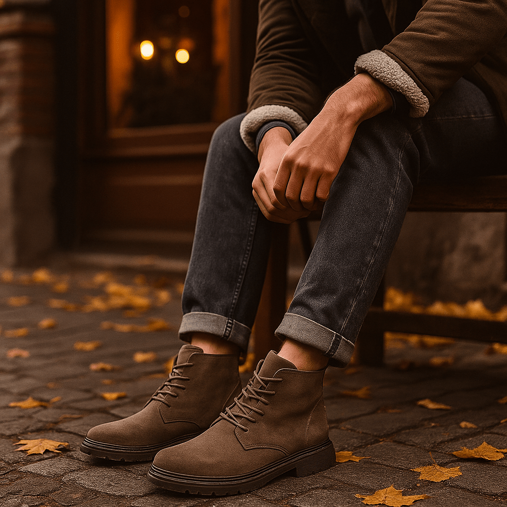 Charles - Men's Comfortable Outdoor Trekking Shoes - Lightweight Grip