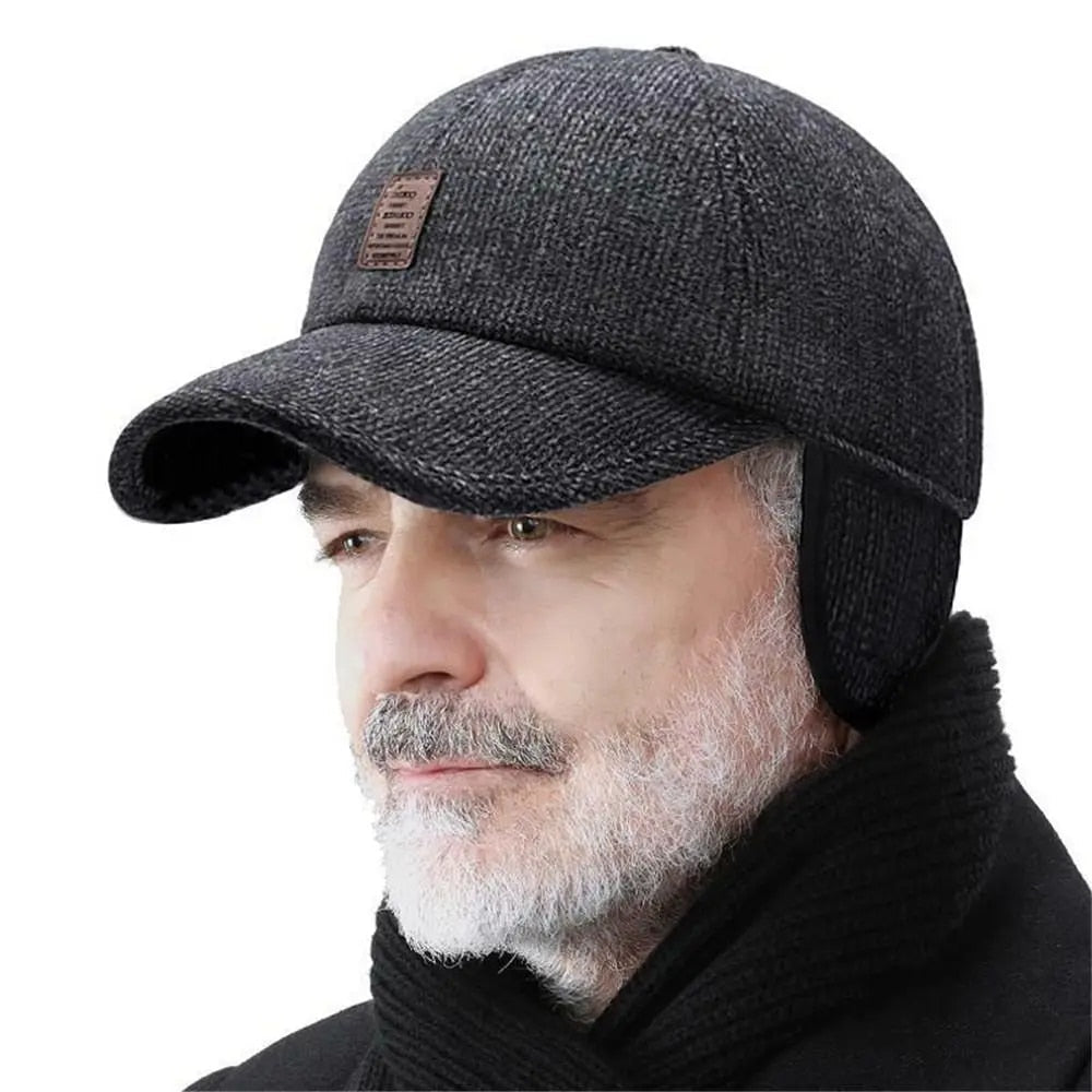 Warm Winter Hat - Ear Protection - Fleece Lined - Windproof