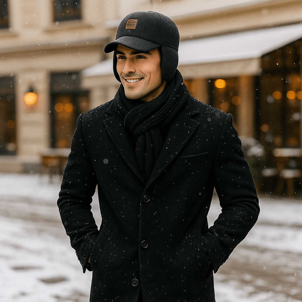 Warm Winter Hat - Ear Protection - Fleece Lined - Windproof