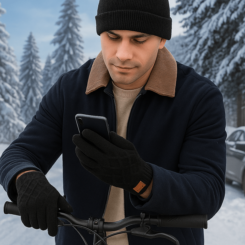 Warm Touchscreen Winter Gloves - 2 Pairs - Insulated Fleece