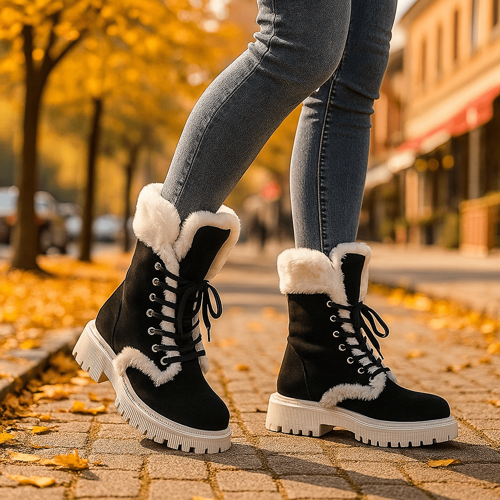 Beau Warm Suede Snow Boots - Protective - Stylish - Winter