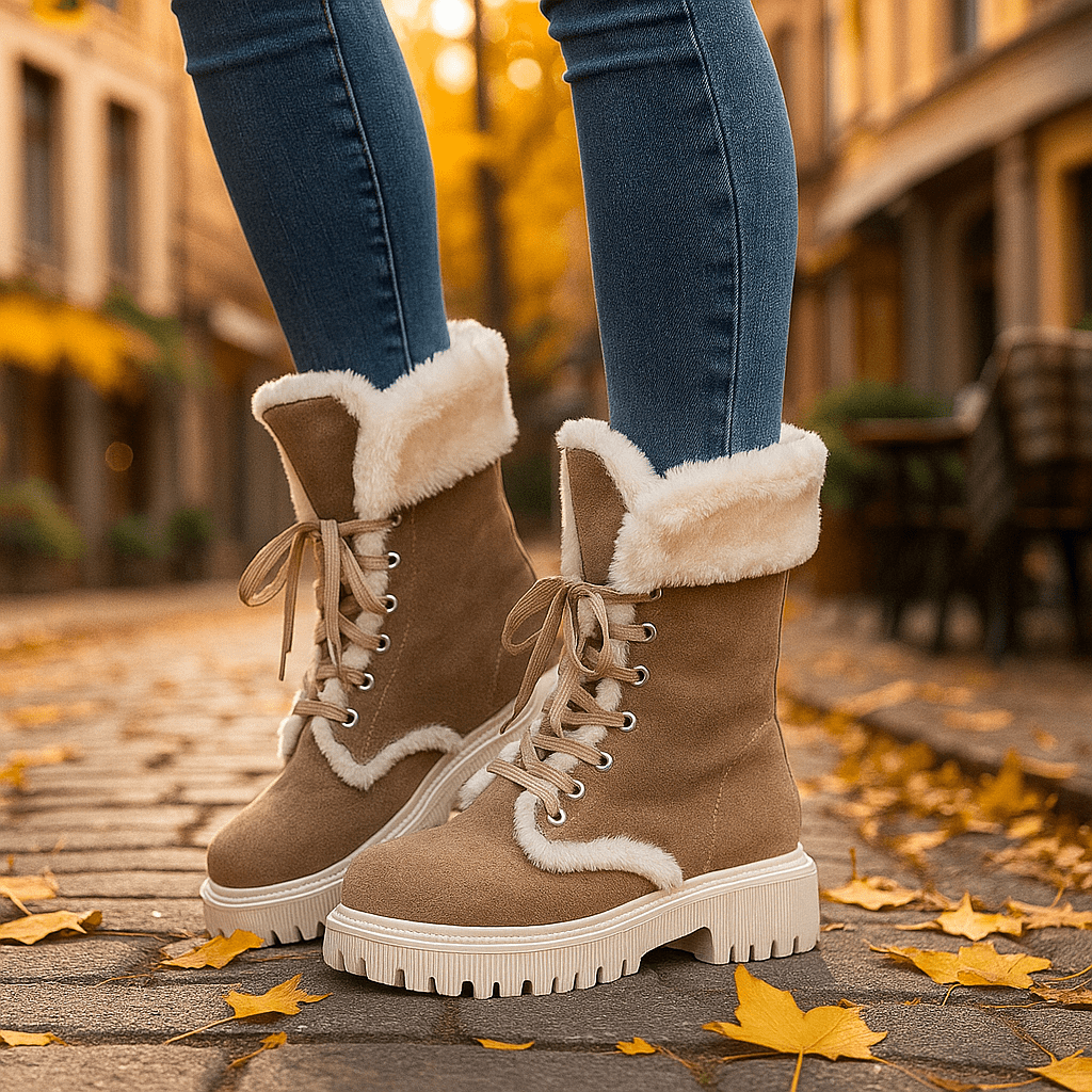 Beau Warm Suede Snow Boots - Protective - Stylish - Winter