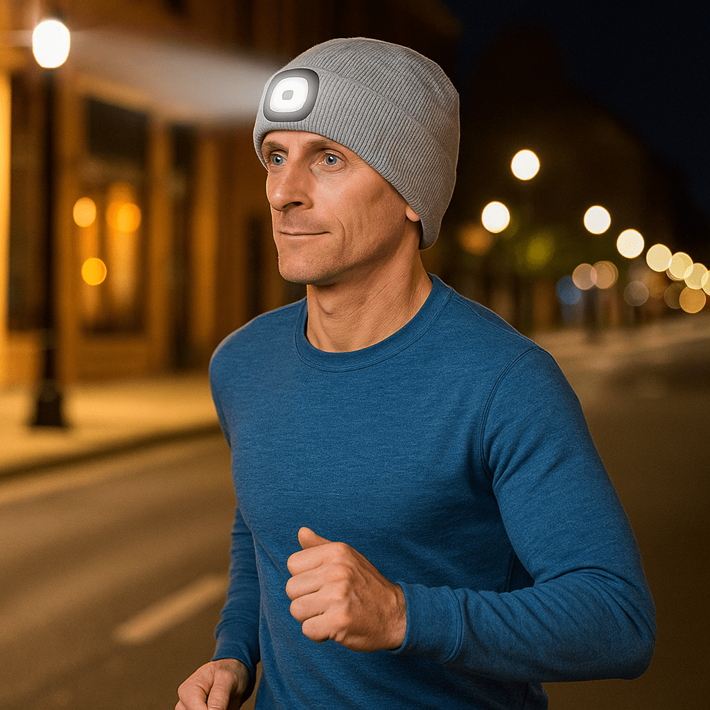 LED Cap - Detachable Headlamp - Hands-Free Rechargeable