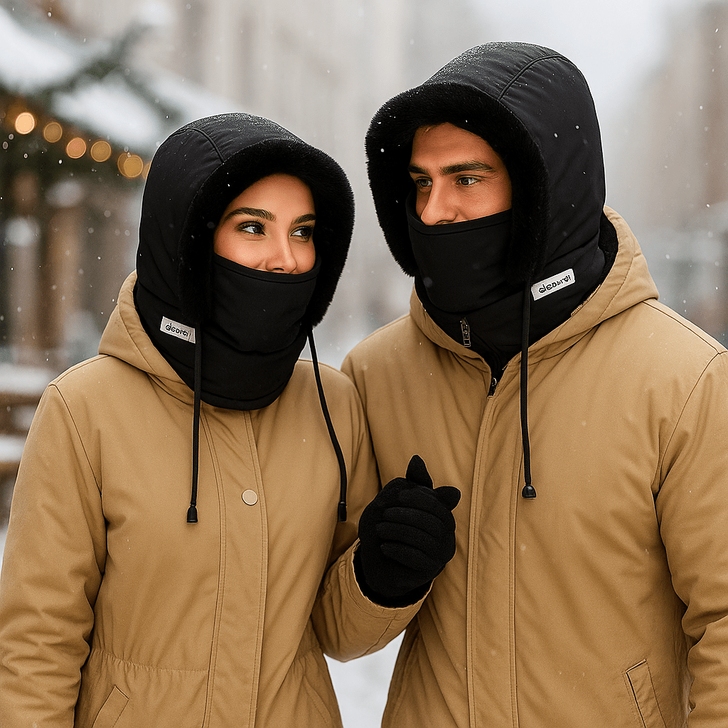 Double Layer Thermal Hat - Complete Protection - Insulated - Windproof