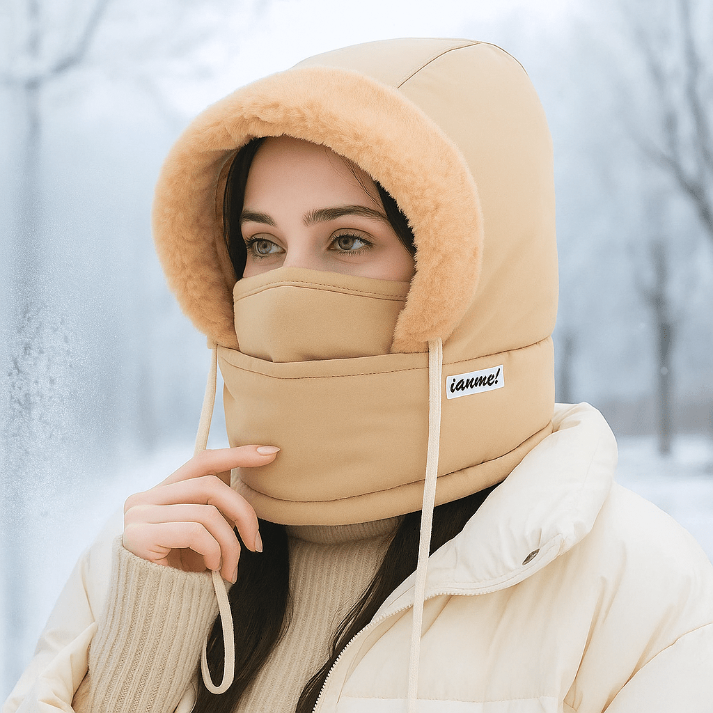 Double Layer Thermal Hat - Complete Protection - Insulated - Windproof