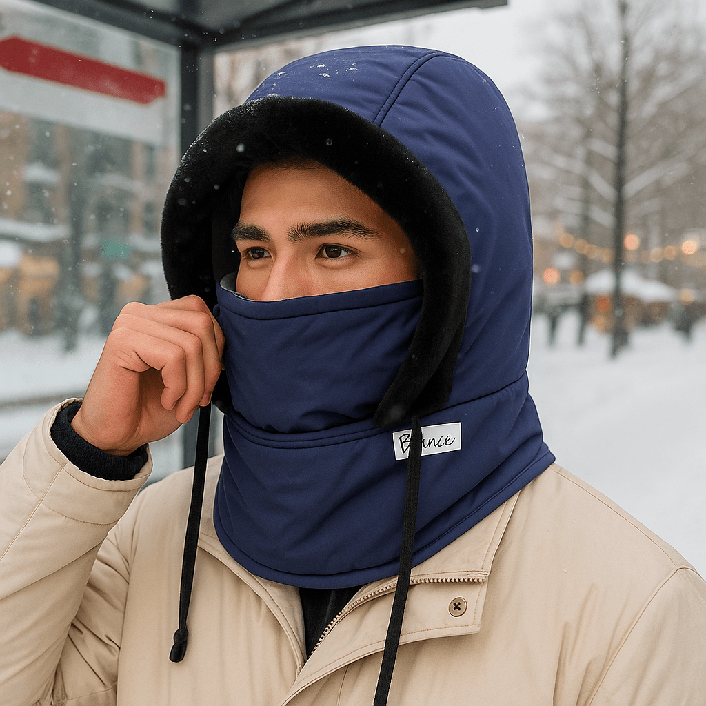 Double Layer Thermal Hat - Complete Protection - Insulated - Windproof