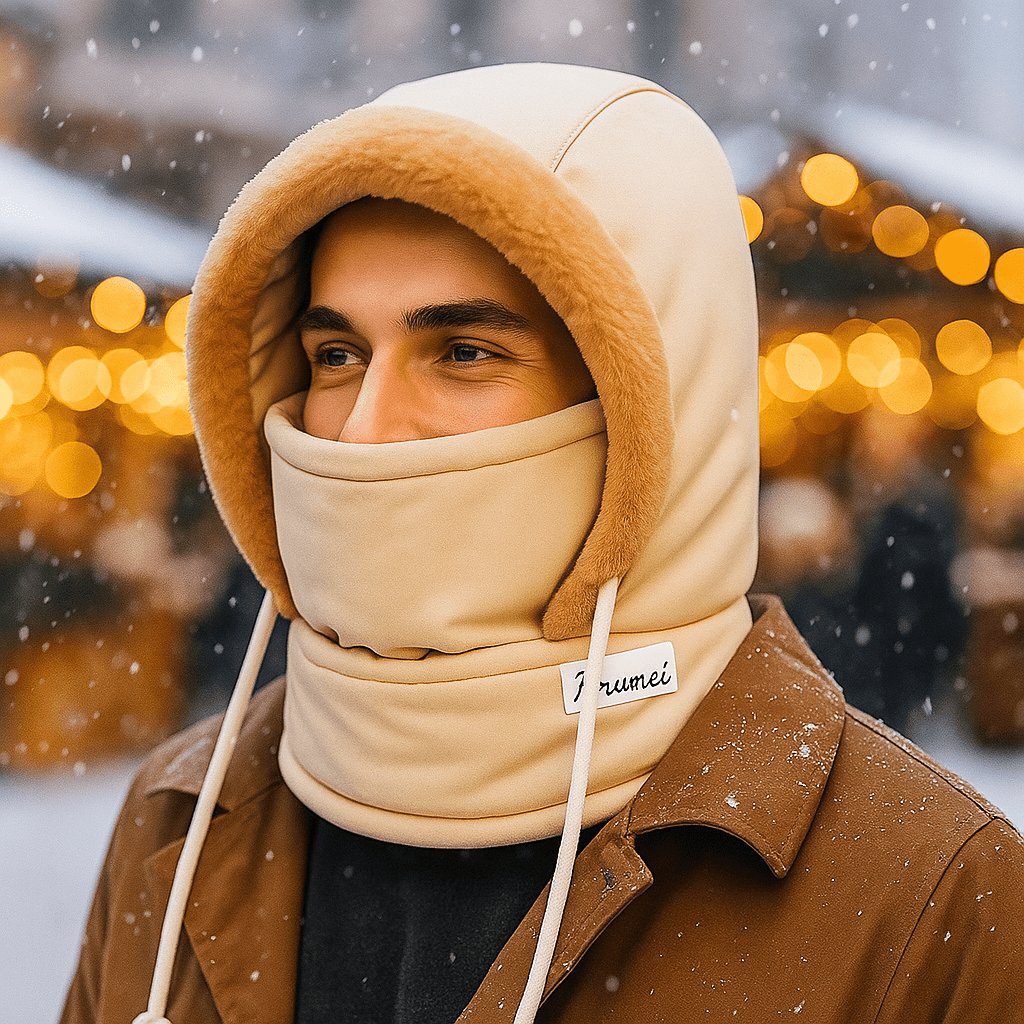 Double Layer Thermal Hat - Complete Protection - Insulated - Windproof