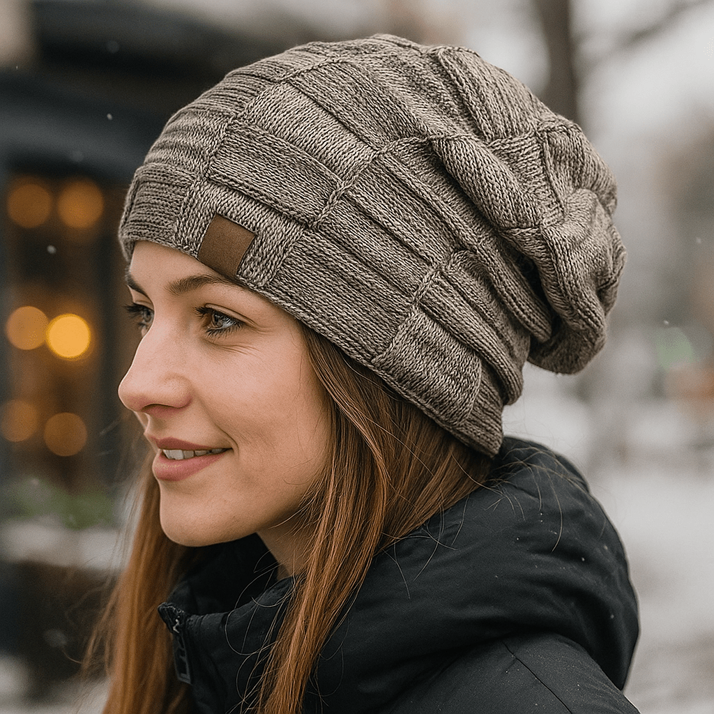 Yves Knitted Beanie - Warm - Comfortable - Soft - Winter Ready