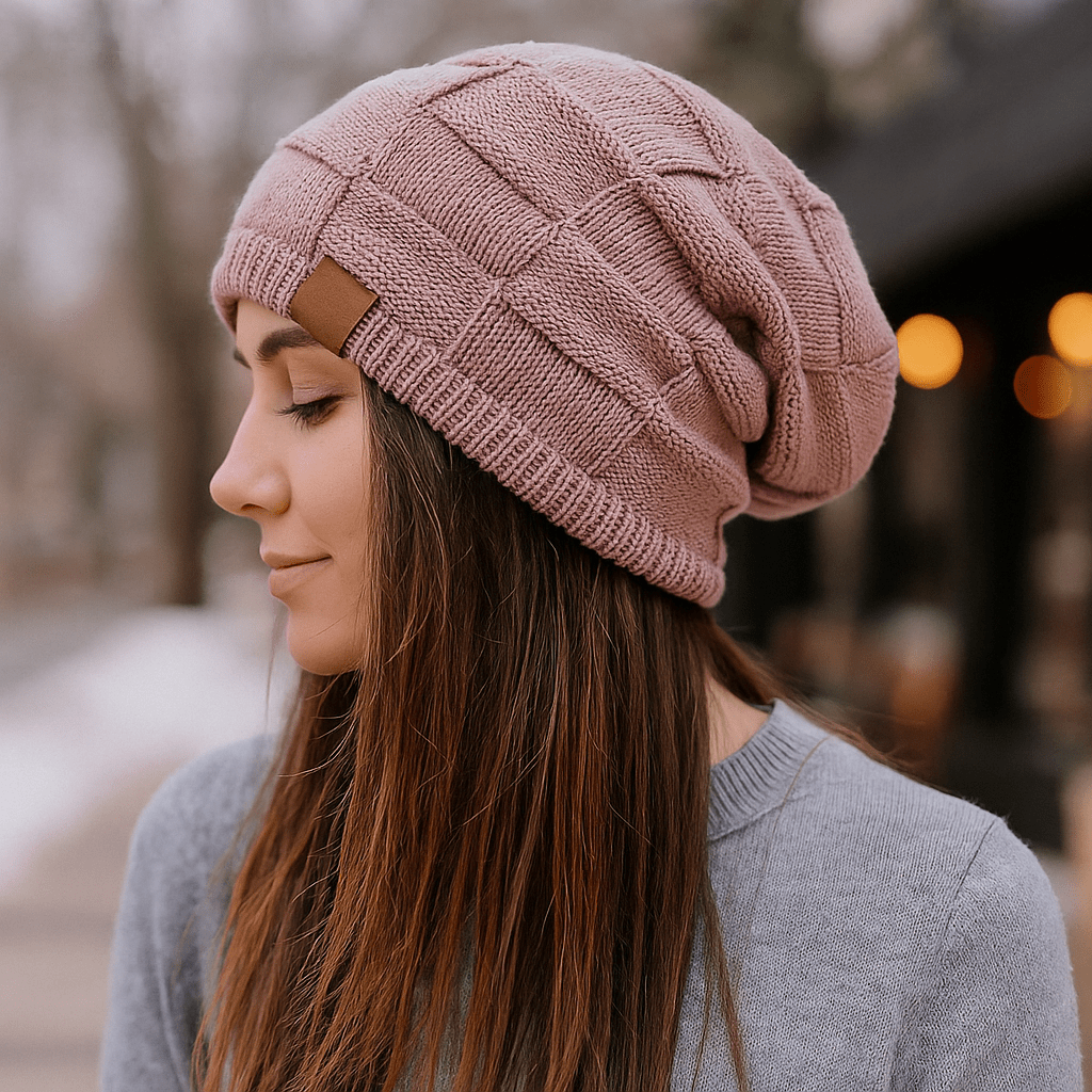 Yves Knitted Beanie - Warm - Comfortable - Soft - Winter Ready
