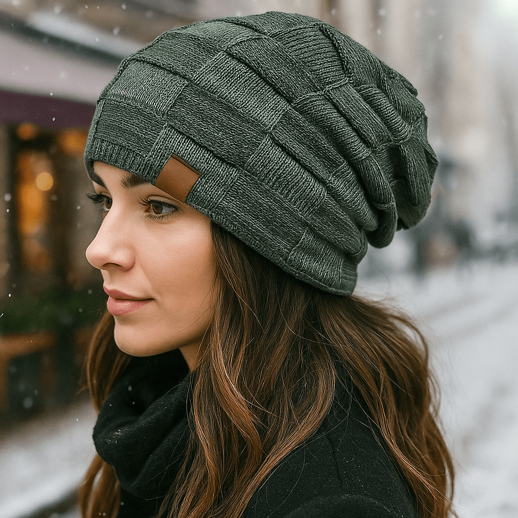 Yves Knitted Beanie - Warm - Comfortable - Soft - Winter Ready