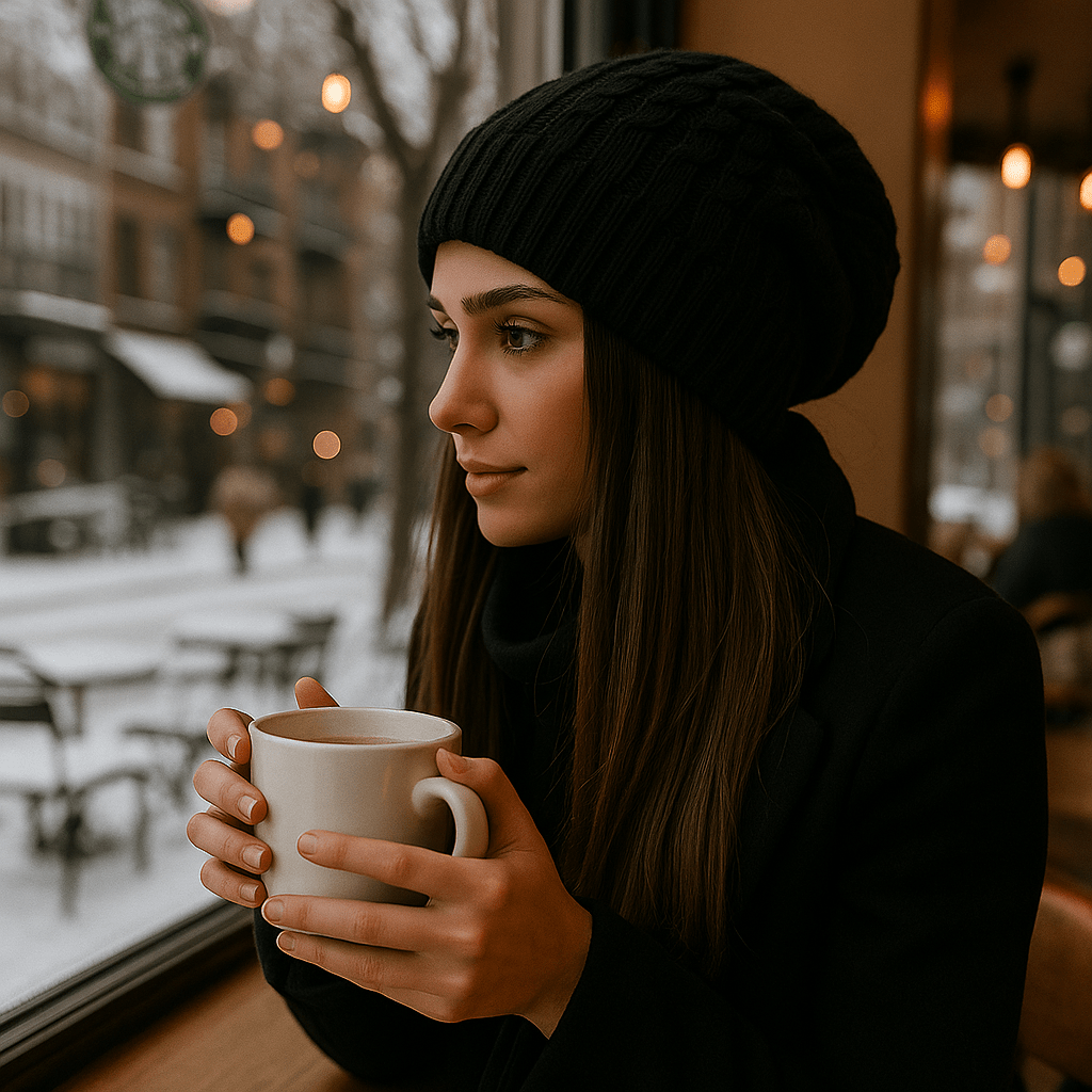 Ladies' Thick Knit Winter Hat - Casual Beanie