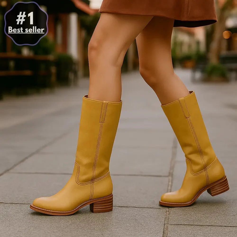 Long Leather Women's Ankle Boots – Limited Edition