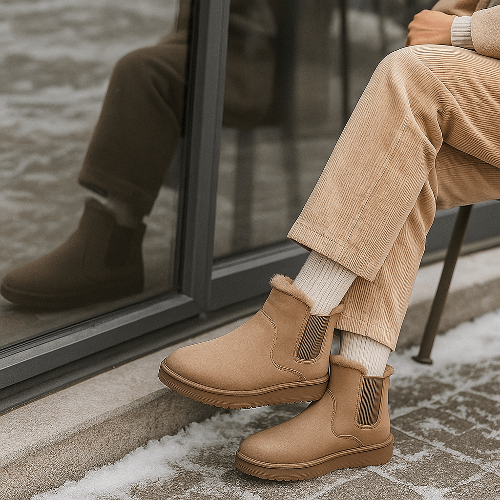 Dorevelle - Women's Platform Ankle Boots - Comfort and Style