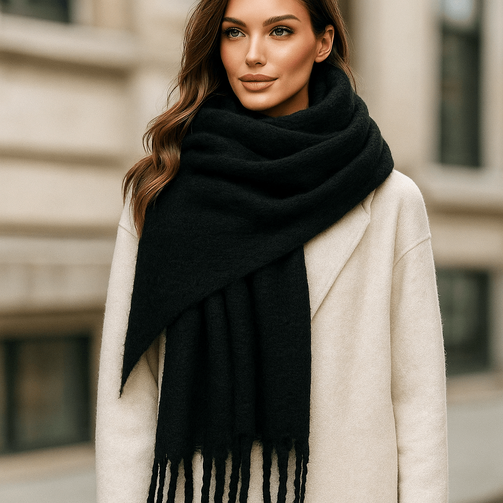 Elira Checked Scarf - Soft - Elegant - Cozy