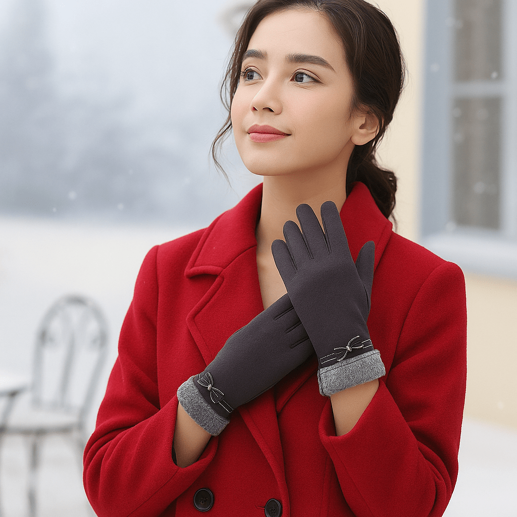 Elegant Winter Touchscreen Gloves - Warm - Stylish - Cozy Comfort
