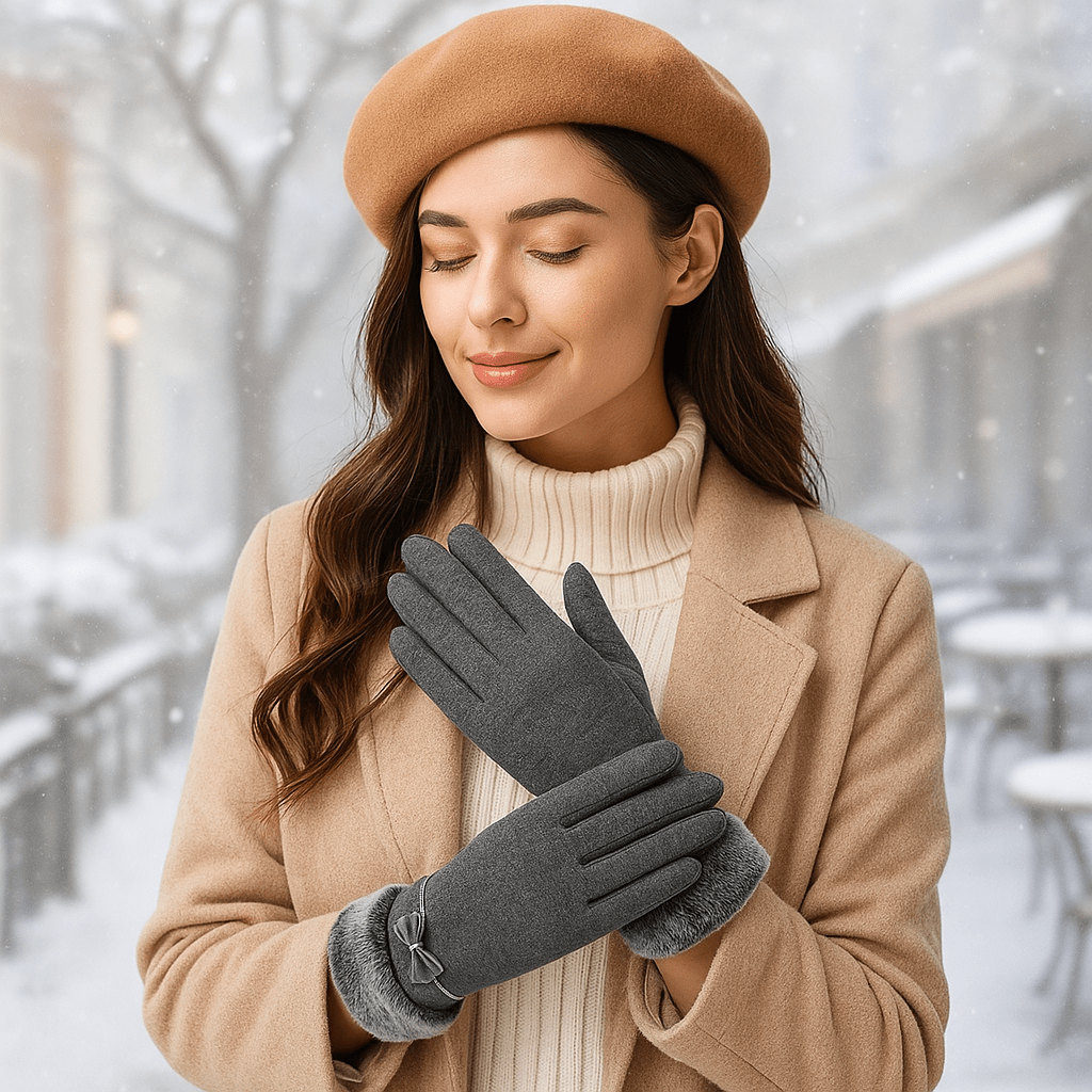 Elegant Winter Touchscreen Gloves - Warm - Stylish - Cozy Comfort