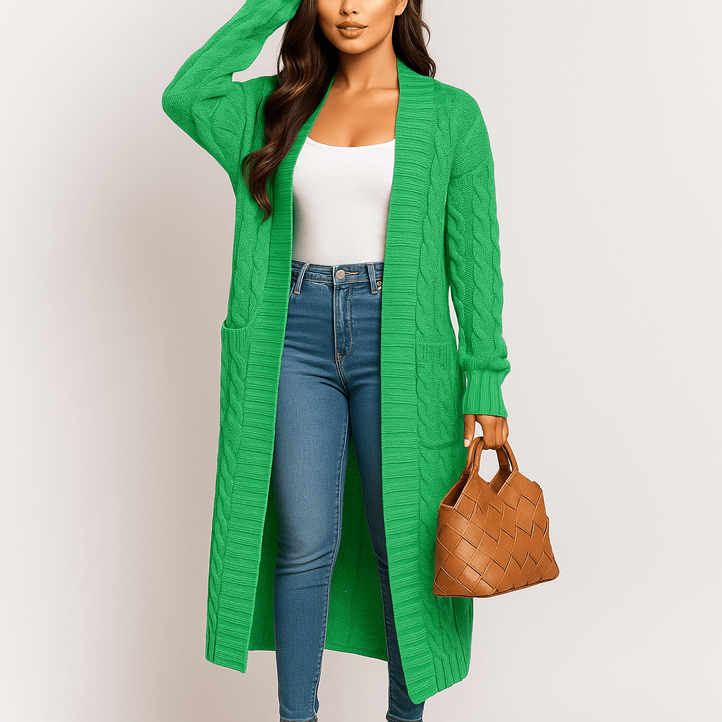 Ella Lang Quilted Cardigan - Everyday Comfort - Chic Style