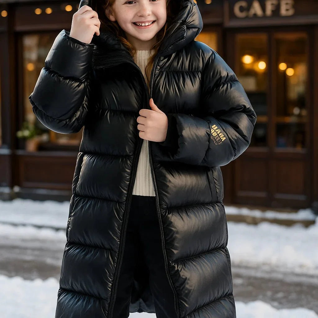 Elsa Long Winter Coat for Girls – Warmth and Style