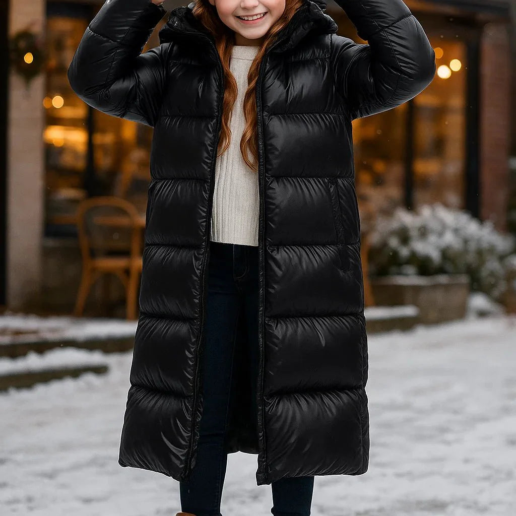 Elsa Long Winter Coat for Girls – Warmth and Style