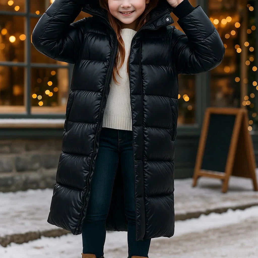 Elsa Long Winter Coat for Girls – Warmth and Style