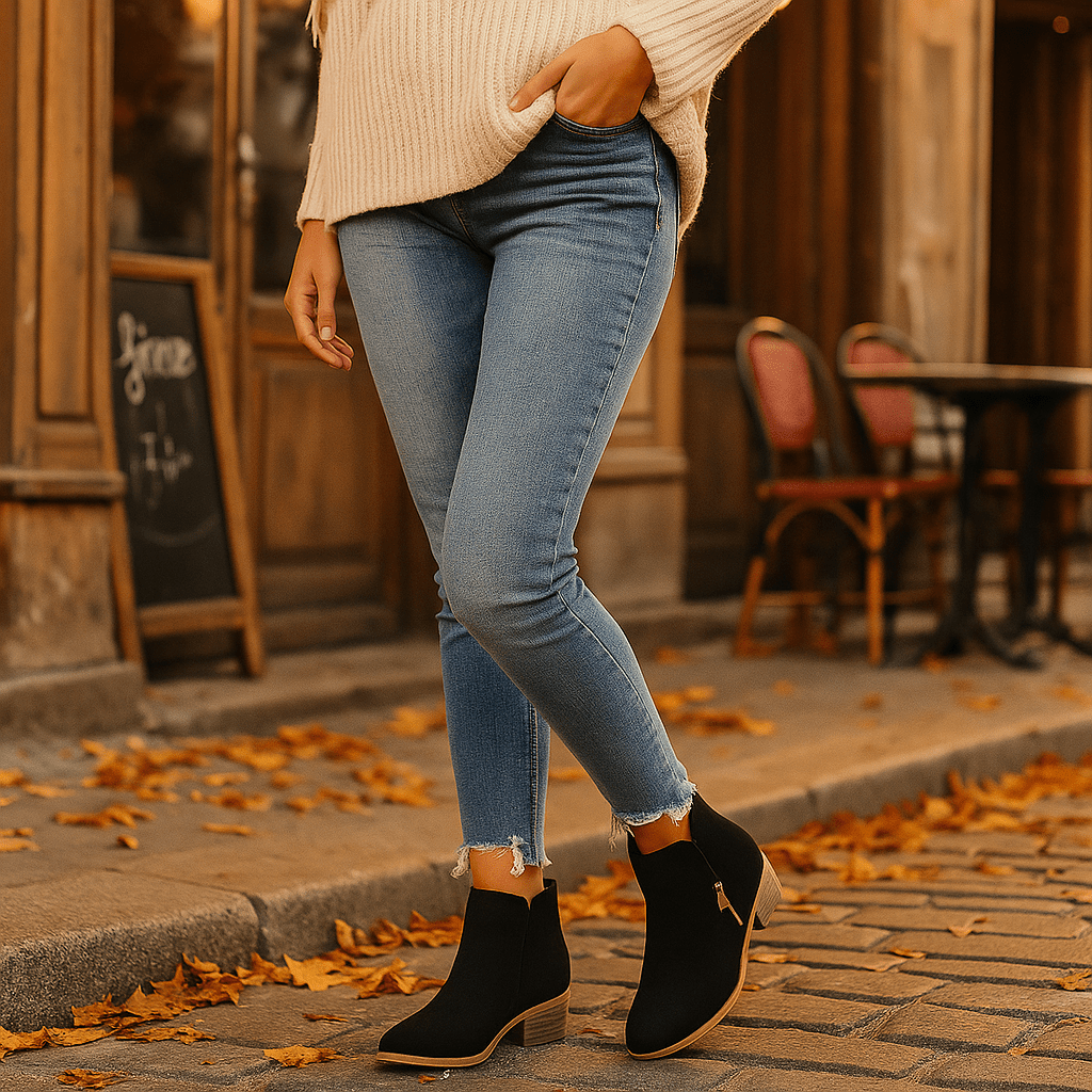 Ergonomic Women's Ankle Boots - Anatomical Insoles - Stylish - Comfort - Support