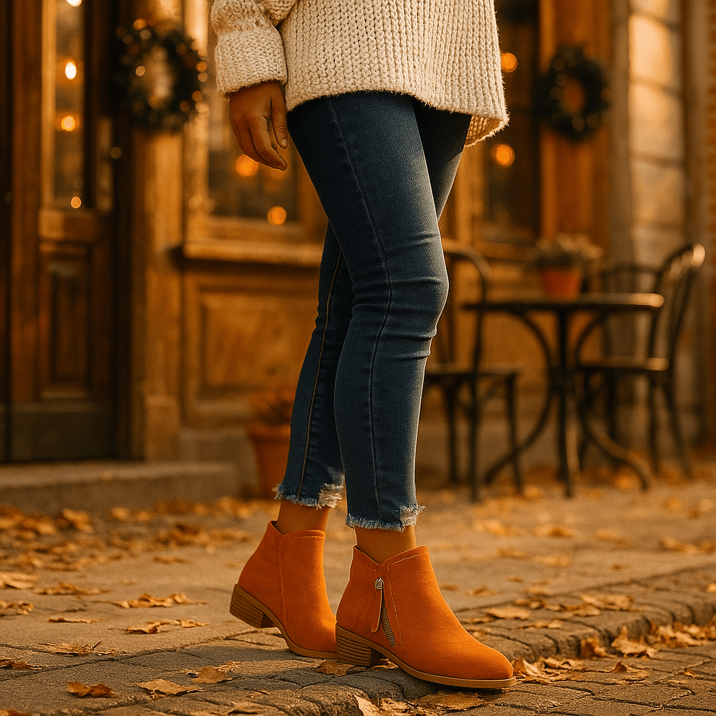 Ergonomic Women's Ankle Boots - Anatomical Insoles - Stylish - Comfort - Support