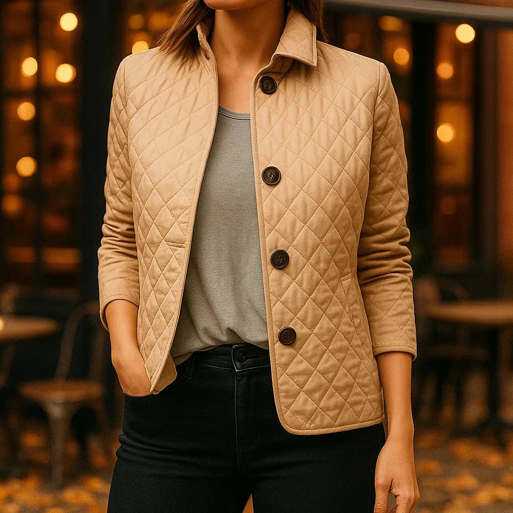 Evelyn - Silk and Cotton Women's Jacket - Lightweight and Elegant